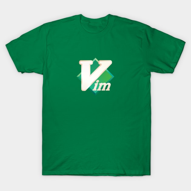 Vim Logo Redesign T-Shirt by nerd_crafter